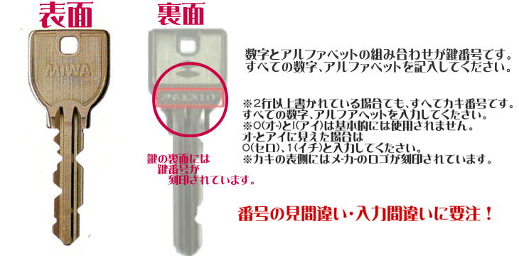 “美和ロックU9キー”